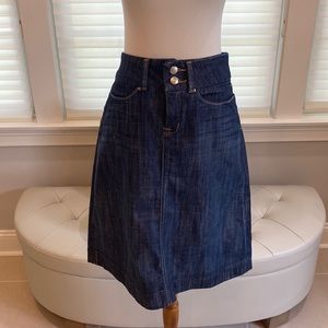 NWOT. Banana Republic high waisted denim skirt